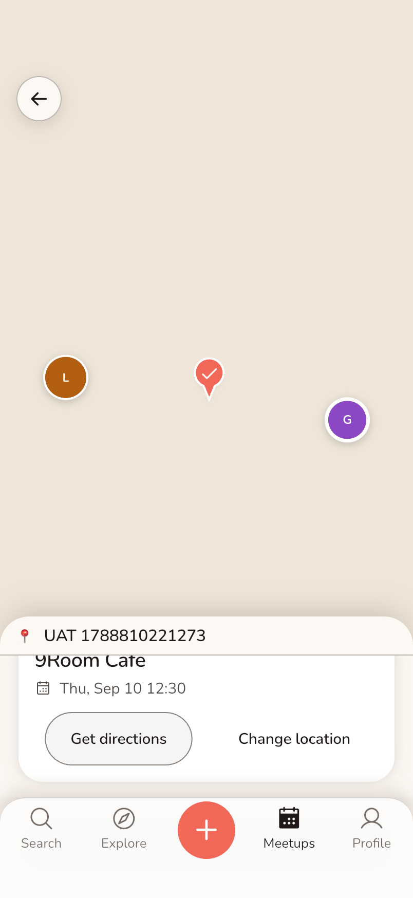 Getting directions to a finalized Wedidi meetup